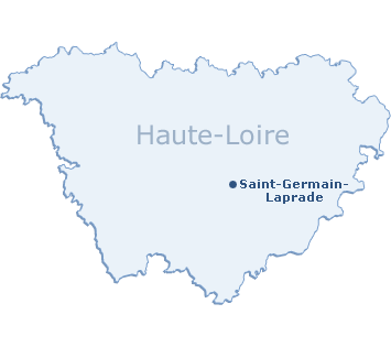 Carte du département de la Haute-Loire
